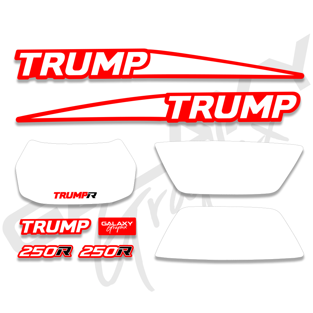 🏁 Houser Diecut Decal – TRX250R 250R TRX Quadracer Tecate ATC Banshee 417 – Unbranded