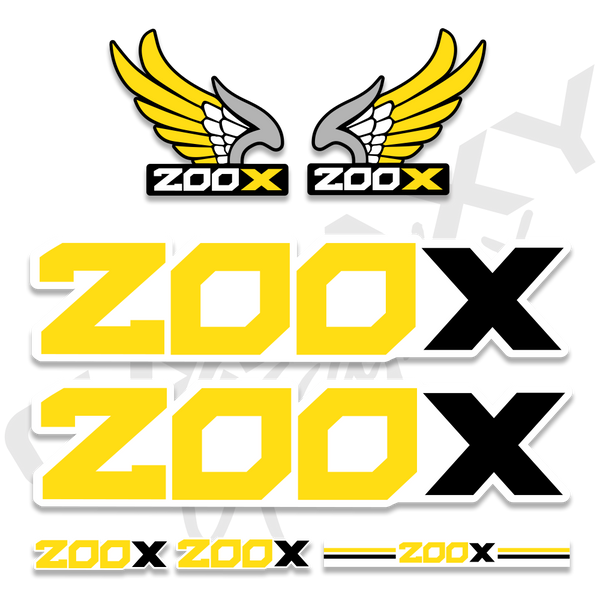 1986 ATC 200x Decal Graphics Kit - Assorted Colors