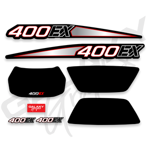 400EX Premium 1988 TRX 250R Black Decal Graphics Kit - Assorted Colors