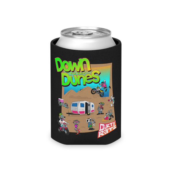 Down To The Dunes GalaxyGraphx DIRTY RATZ Black Coozie Can Cooler