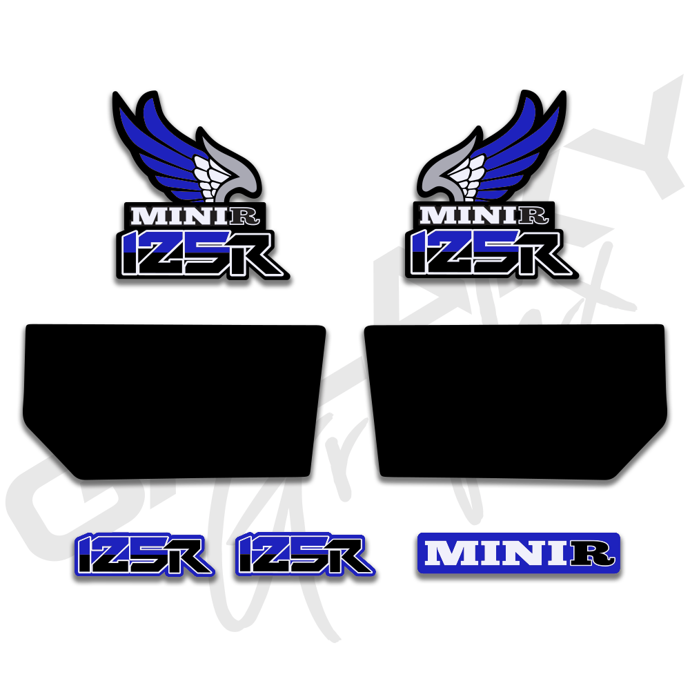 Mini R 125R Honda ATC70 Decal Graphics Complete Kit - Assorted