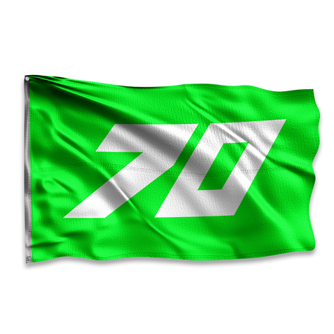 Green 70 Race Flag
