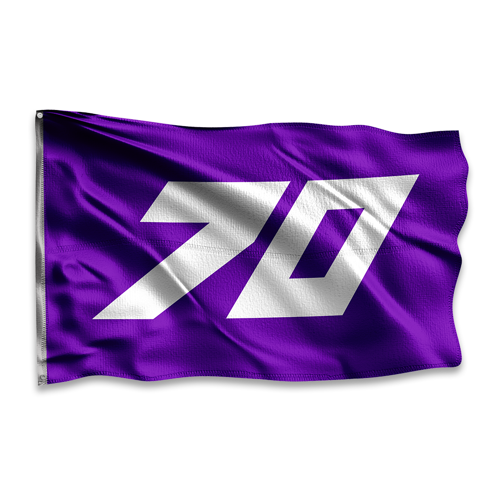 Purple 70 Race Flag