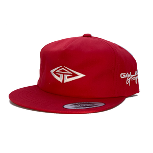 GalaxyGraphx Relaxed Fit Red Snapback Hat