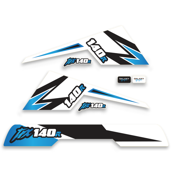 Premium "Strike" TRX70 Fourtrax 140R Decal Graphics Kit - Assorted Colors
