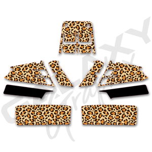 Yamaha Banshee Premium Leopard Print Cheetah Print Decal Graphics Kit