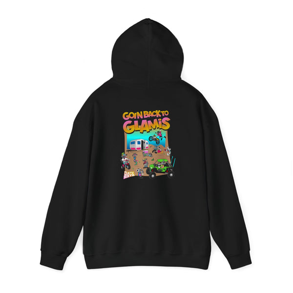 DIRTY RATZ Goin Back To Glamis GalaxyGraphx Hooded Sweatshirt Black