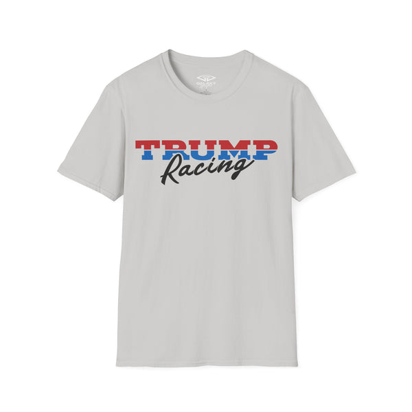 TRUMP Racing White Tee FRONT & BACK