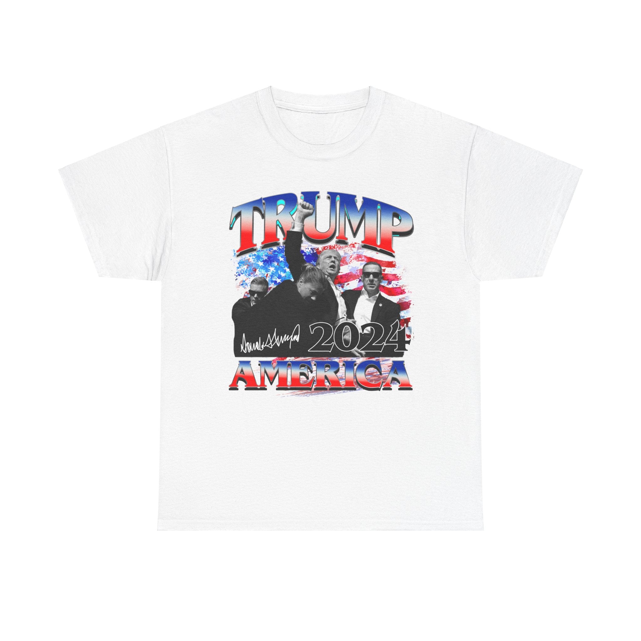 TRUMP America Vintage Style White Tee