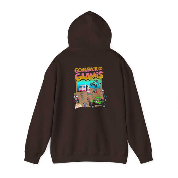 DIRTY RATZ Goin Back To Glamis GalaxyGraphx Hooded Sweatshirt Black