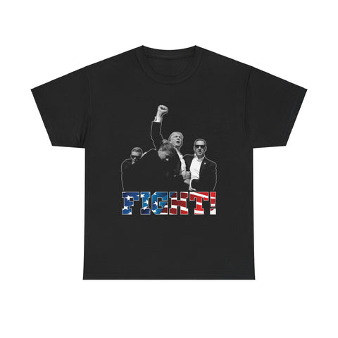 FIGHT Trump America Black Tee