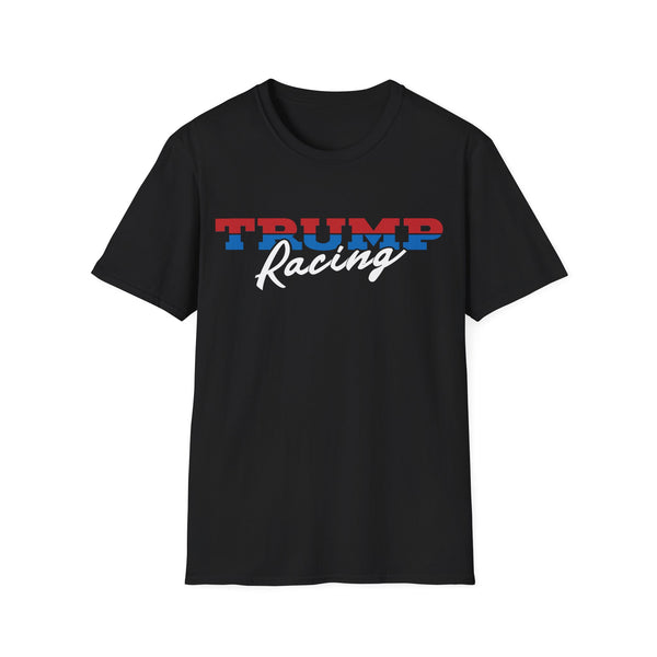 TRUMP Racing Black Tee FRONT & BACK