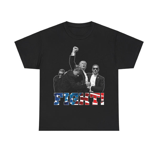 FIGHT Trump America Black Tee