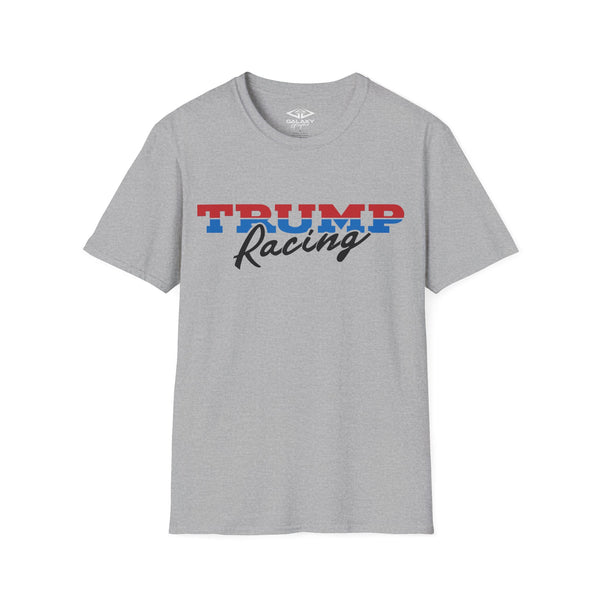 TRUMP Racing White Tee FRONT & BACK