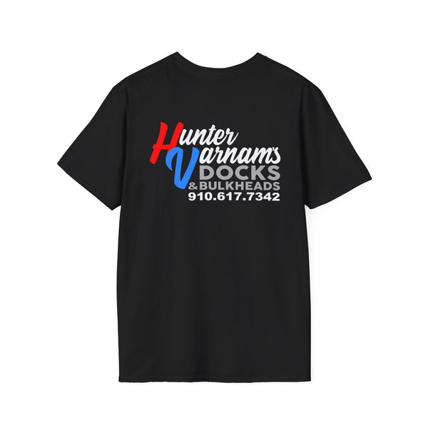 HV Custom Black Unisex T-Shirt for Docks & Bulkheads - Perfect for Marine Enthusiasts