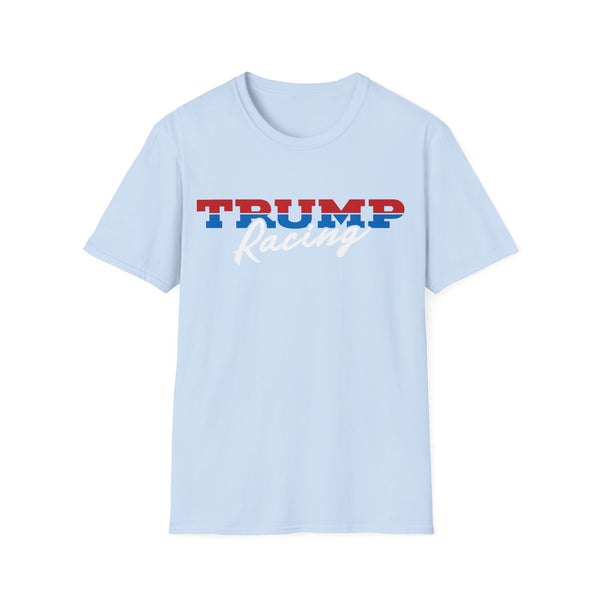 TRUMP Racing Black Tee FRONT Only