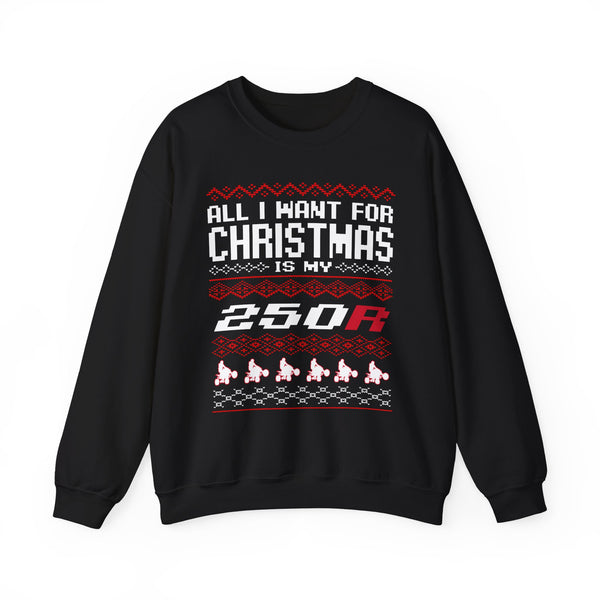 TRX 250R Ugly Sweater GalaxyGraphx Black Crewneck Sweatshirt