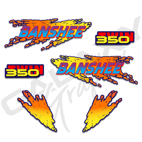 1994 Yamaha Banshee Decal Graphics Kit