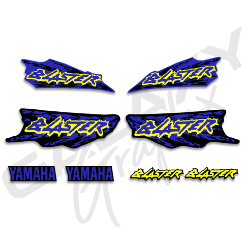 1995 Yamaha Blaster Decal Graphics Kit