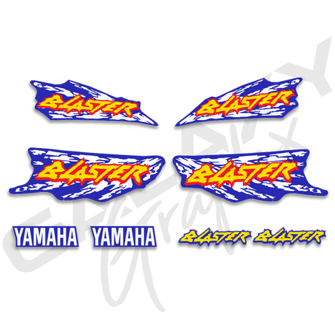 1996 Yamaha Blaster Decal Graphics Kit