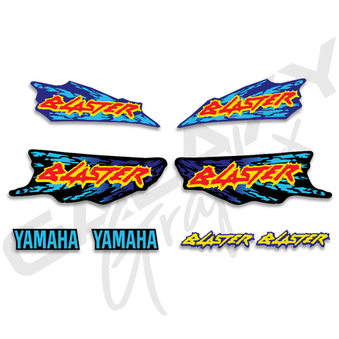 1997 Yamaha Blaster Decal Graphics Kit