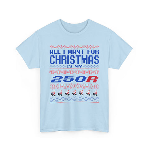 Ugly Christmas ATC 250R Blue GalaxyGraphx Vintage Style T-Shirt Assorted Colors