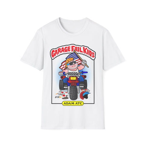 Garage Fail Kids "ADAM ATC" GalaxyGraphx White T-Shirt