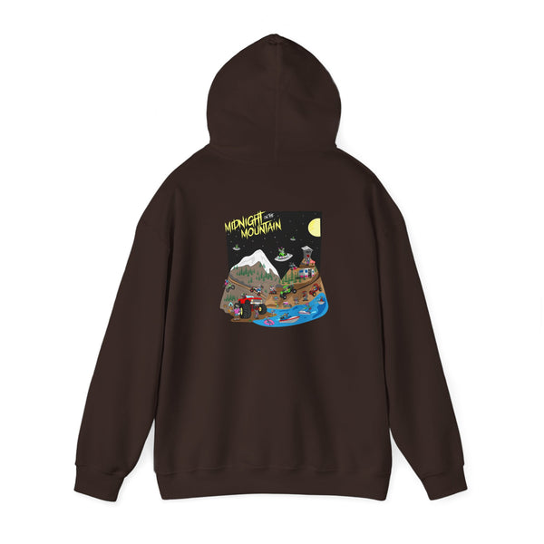 DIRTY RATZ Midnight Mountain GalaxyGraphx Hooded Sweatshirt Black