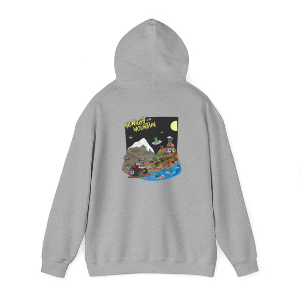 DIRTY RATZ Midnight Mountain GalaxyGraphx Hooded Sweatshirt Black