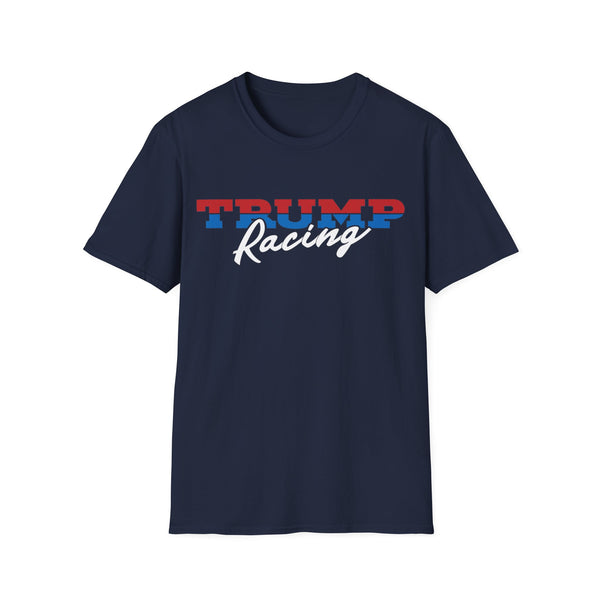 TRUMP Racing Black Tee FRONT Only