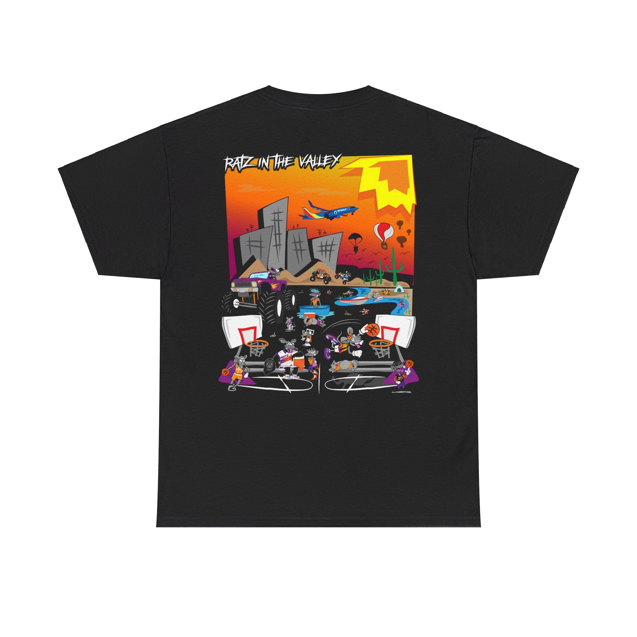 RATZ IN THE VALLEY GalaxyGraphx DIRTY RATZ Black T-Shirt