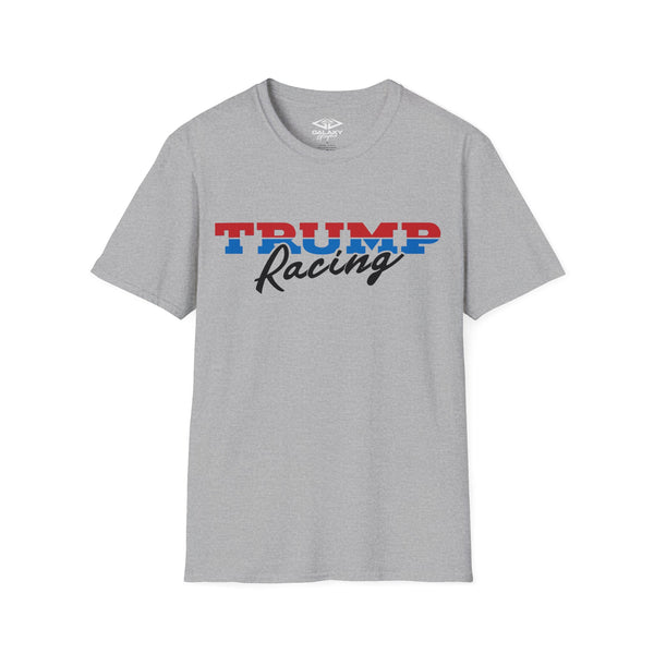 TRUMP Racing White Tee FRONT Only