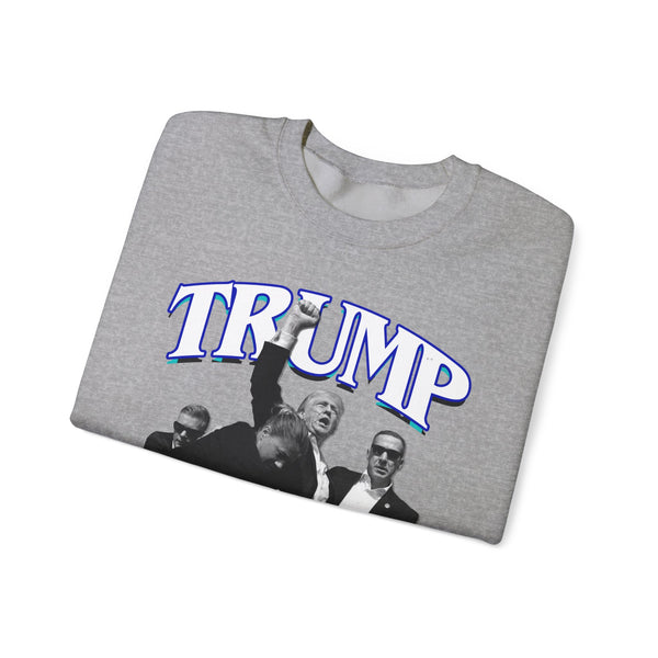 TRUMP WINS Vintage Style Black Crewneck Sweatshirt