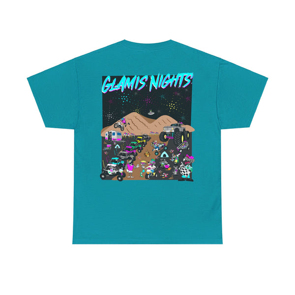 GLAMIS NIGHTS GalaxyGraphx DIRTY RATZ Tropic Blue T-Shirt