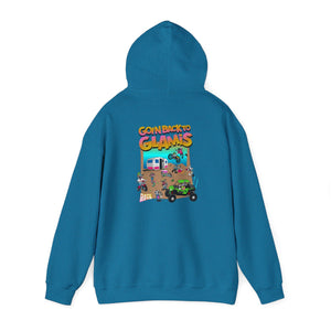 DIRTY RATZ Goin Back To Glamis GalaxyGraphx Hooded Sweatshirt Black