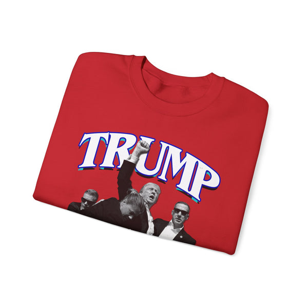 TRUMP WINS Vintage Style Black Crewneck Sweatshirt