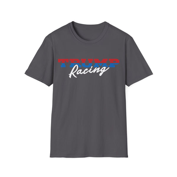 TRUMP Racing Black Tee FRONT & BACK