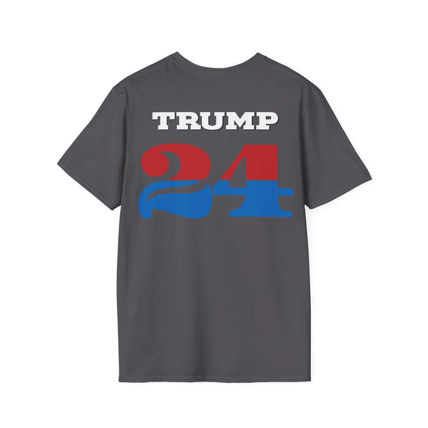 TRUMP Racing Black Tee FRONT & BACK