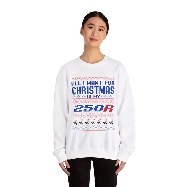 ATC250R Ugly Sweater GalaxyGraphx White Crewneck Sweatshirt