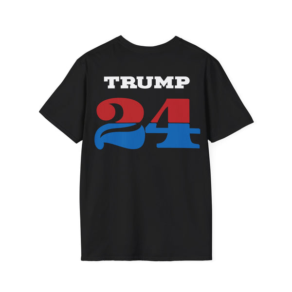 TRUMP Racing Black Tee FRONT & BACK