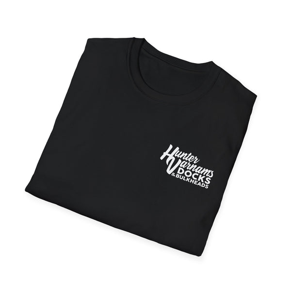 HV Custom Black Unisex T-Shirt for Docks & Bulkheads - Perfect for Marine Enthusiasts