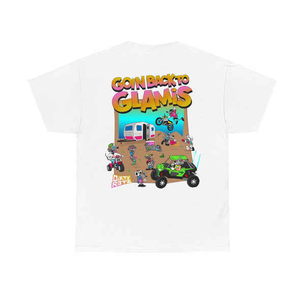 Goin Back To Glamis GalaxyGraphx Bright DIRTY RATZ White T-Shirt