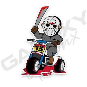 GalaxyGraphx JASON Premium Vinyl Decal Slap Up Sticker