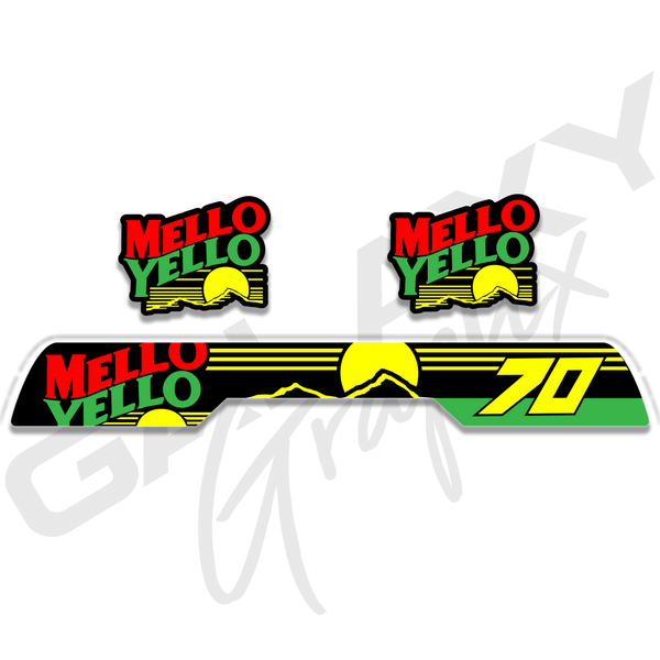 ATC70 MELLO YELLO Premium Decal Graphics Kit - Assorted Colors