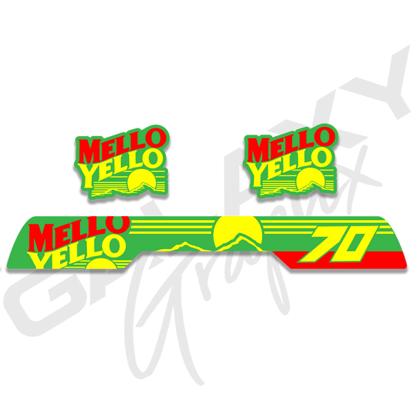 ATC70 MELLO YELLO Premium Decal Graphics Kit - Assorted Colors