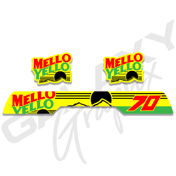 ATC70 MELLO YELLO Premium Decal Graphics Kit - Assorted Colors