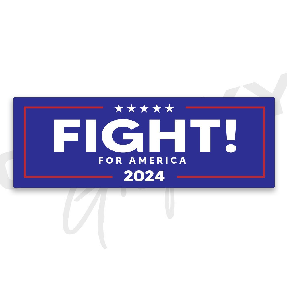 FIGHT! for America TRUMP Premium Decal Sticker