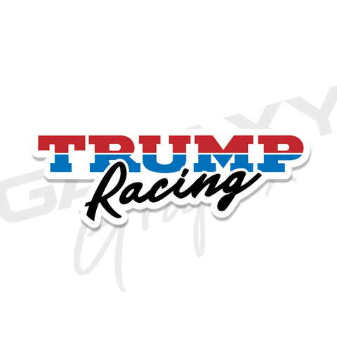 TRUMP RACING Premium Decal Slap Up Sticker