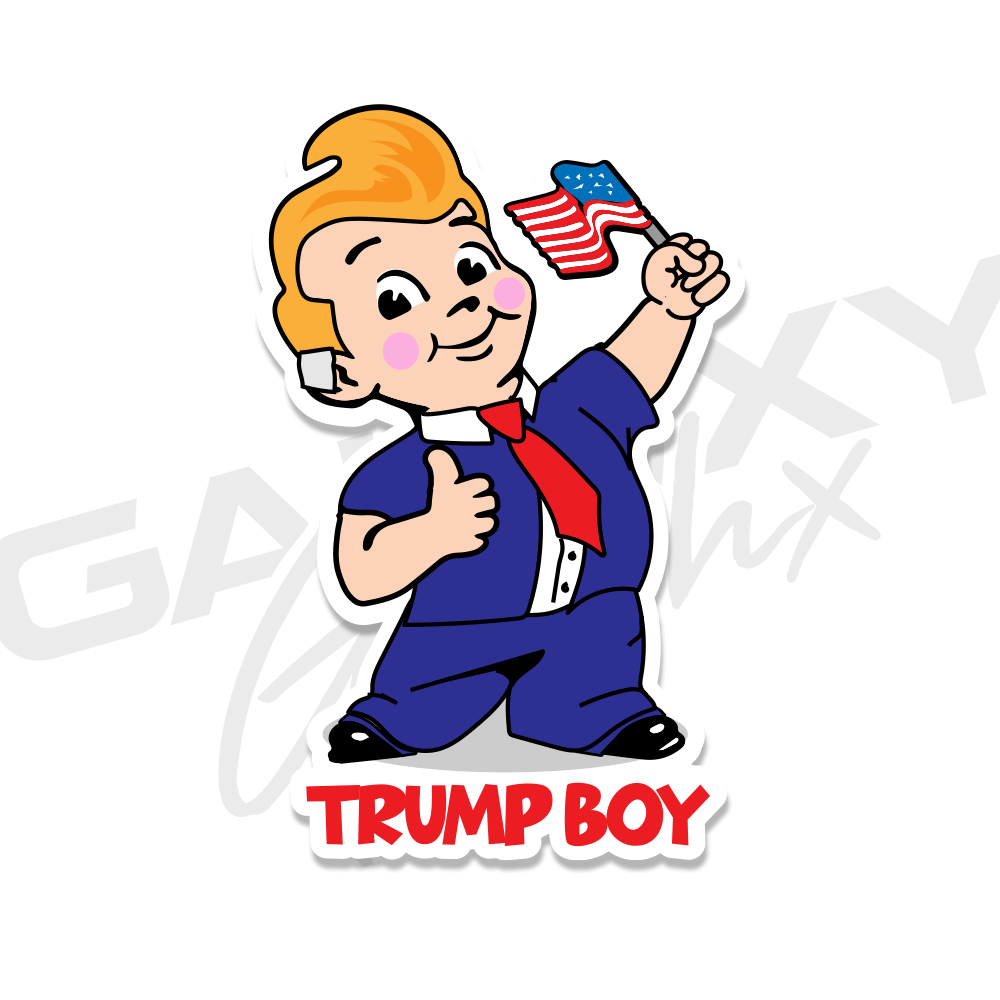 TRUMP BOY Premium Decal Slap Up Sticker