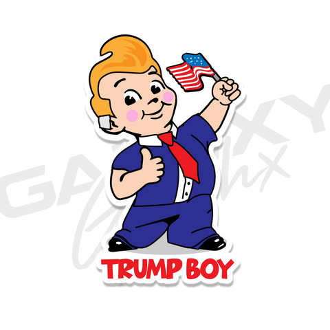 TRUMP BOY Premium Decal Slap Up Sticker